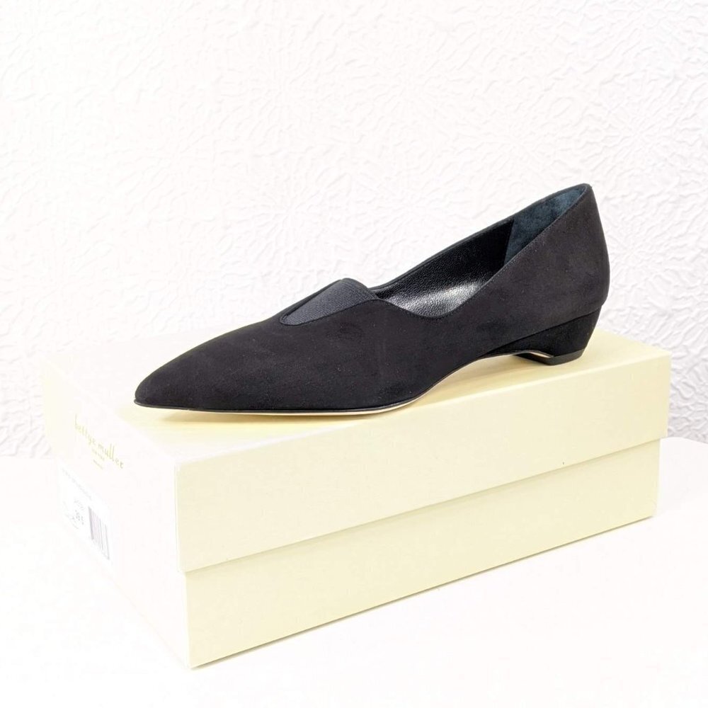 Bettye Muller Jacoby Pointed Toe Suede Loafer